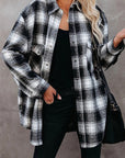 Classic Fit Super Soft Shacket Black M