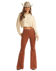 Corduroy Flare- BW6PD02239 - Rust