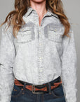 KC Tencel Top- Lt Grey -