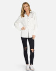 Torry American Soul Boyfriend Shirt- White-