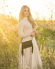 Indie Harper Crossbody Wallet - Black