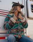 Gemma Jacket- Turquoise