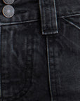 Low Rise Cargo Jean - Black