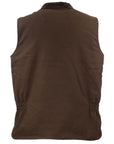 Canvas Sawbuck Vest- 29824- Brown
