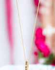 169254- Gold Quote Necklace