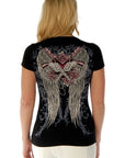 Short Sleeve- Black- GunWings-