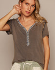 Avery Top- UKT278- Midnight Blue-