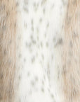 Wild Dream Luxe Faux Fur Coat - Snow Leopard