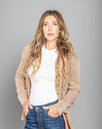 Throw Shirt- Khaki-