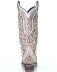 White Overlay & Embroidery A3837