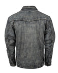 Rifleman Leather Jacket- Stonewash- STS5485