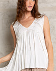 Harper Tank- TKT12 - Ivory