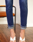 Mid-Rise Ankle Skinny with Hem Detail KC7321D