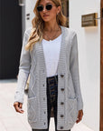 Half Button-Up Cardigan Sweater