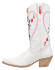 Queen A Hearts - DI174- White