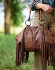 Indie Carmen Purse- Walnut