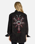 Delfino Time is Running Out Boyfriend Jacket-