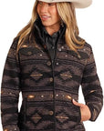 Aztec Berber Jacket- Black- DW92C04071