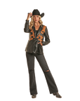 Western Leather Blazer-