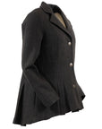 Blaire Wool Peacock- Charcoal