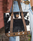 Roswell Cowhide Tote- STS32210