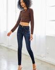 High Rise Dark Wash Super-Skinny