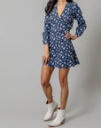 Georgina Dress- Blue-