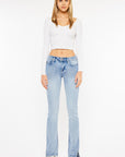 Midrise- Straight with Split Hem- KC7995M- Light-