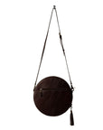 Magnolia Morn Hand-Tooled Round Bag