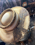 Custom Artist Burned Hat- Wild at Heart