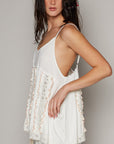 Reagan Sleeveless Top - GWT33v- Off-White