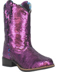 Kansas -Children's Boot Purple/Turquoise 12