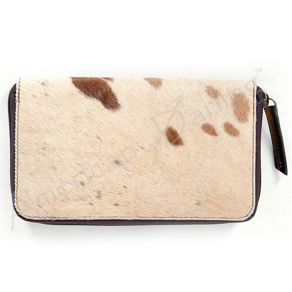 ADBGI121 Cowhide Zip Wallet