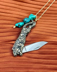 Untamed Necklace: 18" Silver Chain