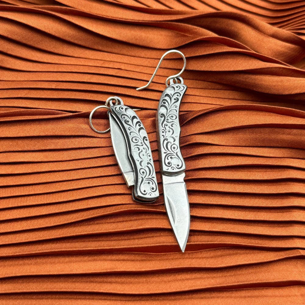 High Desert Earrings: Silver