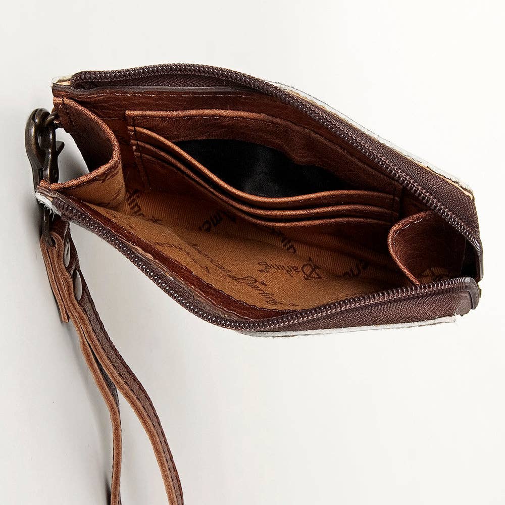 ADBG821D- Coin Purse Wristlet - Brown
