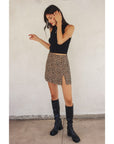 Wild Baby Slit Skirt-