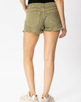 Mid-Rise Boyfriend Short- Olive