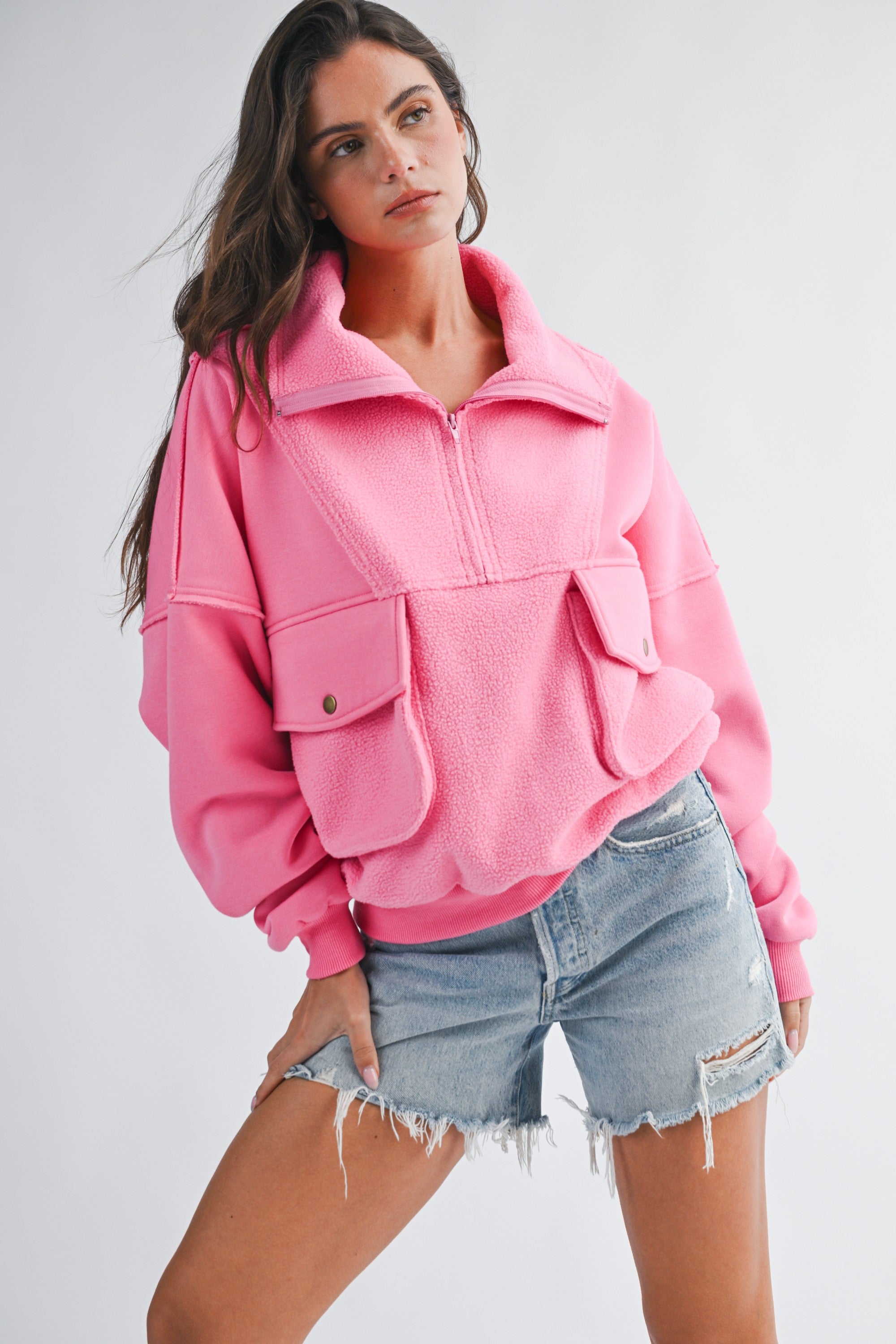 Carter Pullover- Pink-