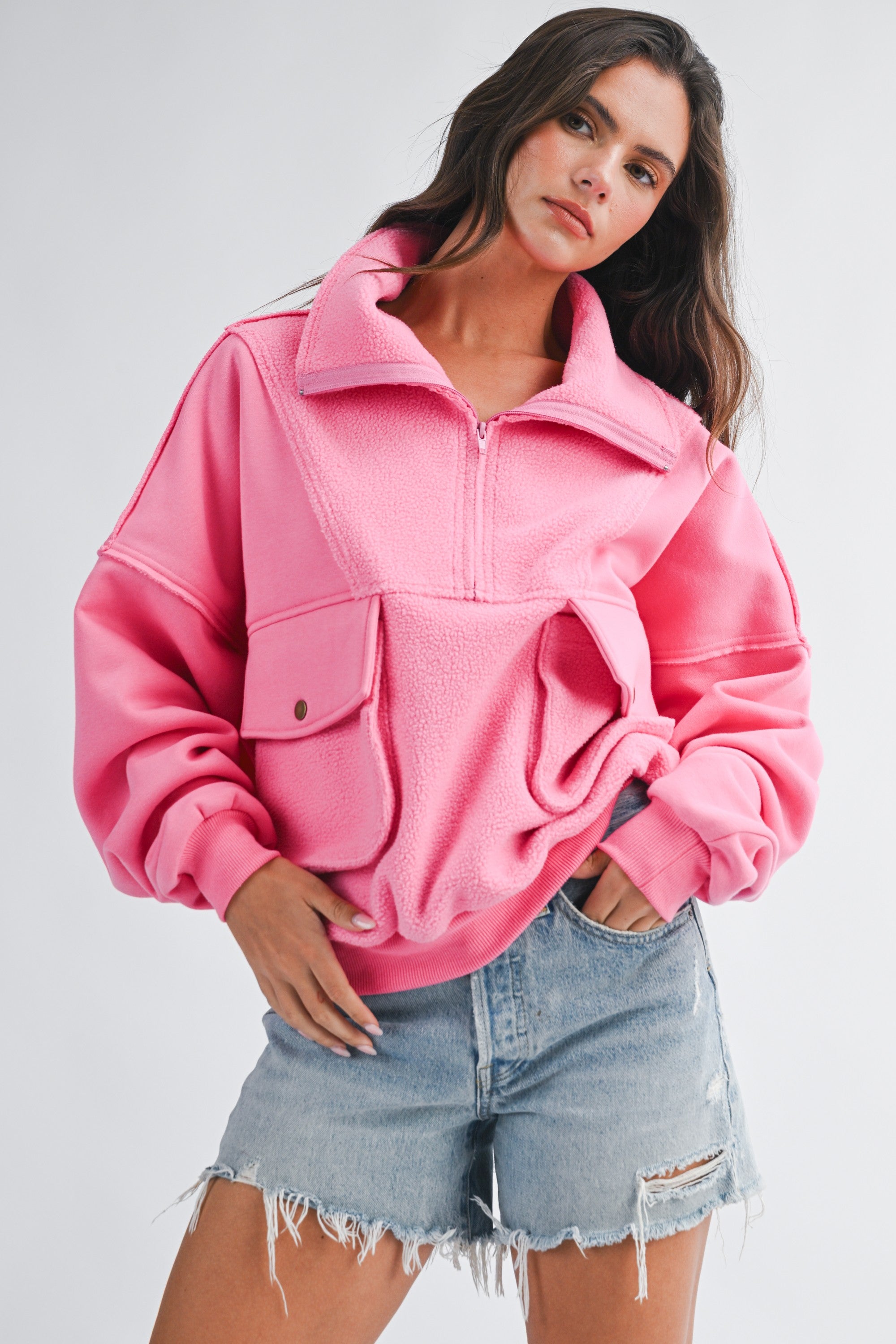 Carter Pullover- Pink-