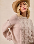 Cable Knit Sweater-