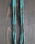 Genuine Turquoise Heishi Necklace - Native Made