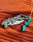Untamed Necklace: 18" Silver Chain