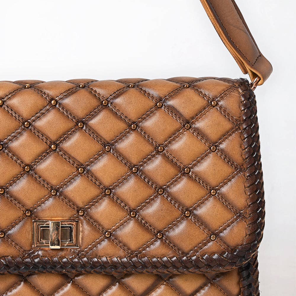 ADBGM740 Cognac Leather Bag