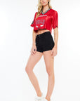 Black Denim Short -