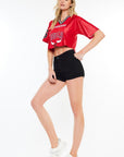 Black Denim Short -