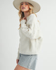 Elaine Sweater- White