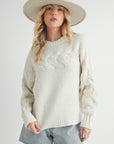 Elaine Sweater- White