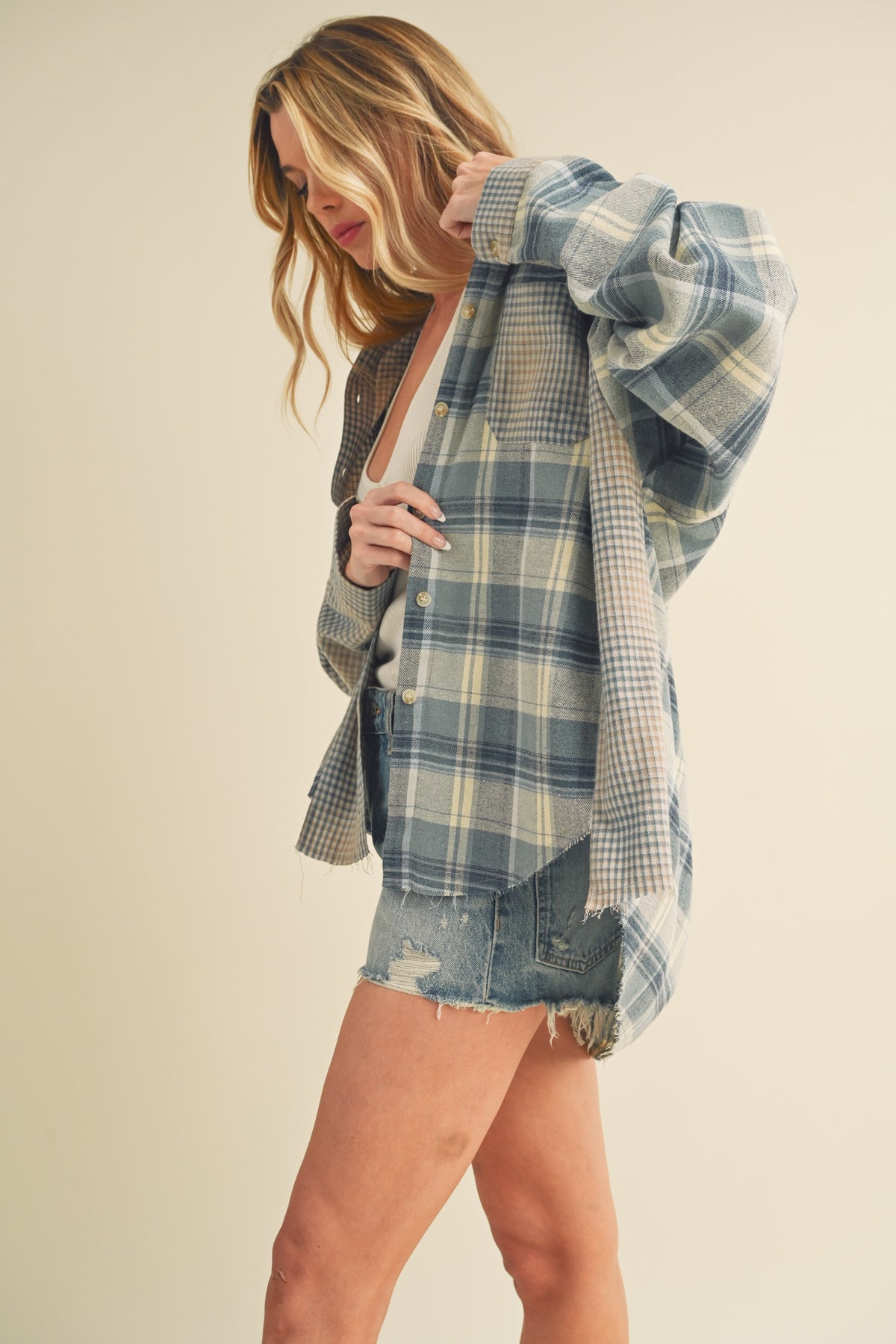 Kambrie Flannel- Blue-