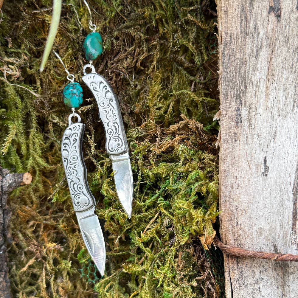 High Desert Earrings: Silver